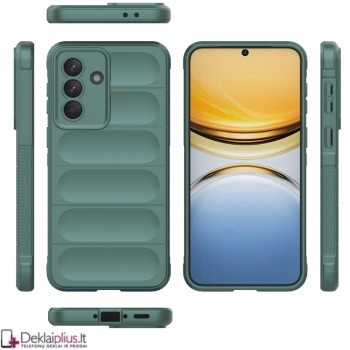 Magic Shield guminis dėklas - žalias (Samsung Galaxy A37 5G)